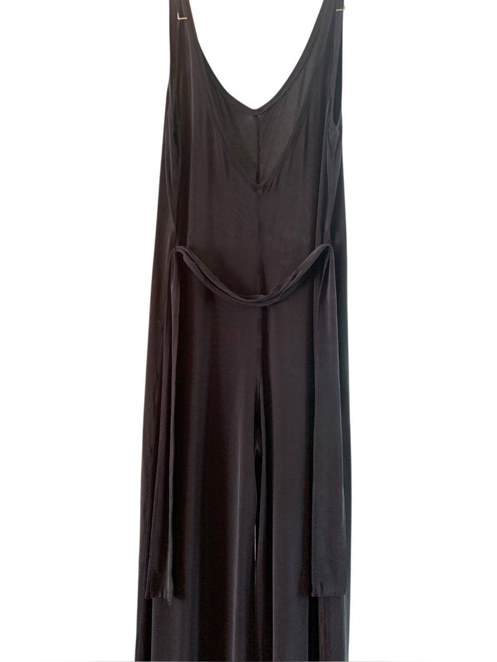 Lululemon Principal Dancer Jumpsuit - Romper Black Wide Leg Flowy Draped *Rare* - Picture 9 of 14